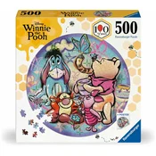 Ravensburger - Puzzle Medvedek Pu – okrogel - 500 kosov