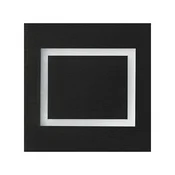 Ekolight Stopniščna stenska LED svetilka EVRA BLACK, 3000 K
