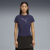 PUMA Dare To Half Zip Graphic Tee Women, Clothing, Deep Plum, S