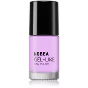 NOBEA Day-to-Day Gel-like nail polish gel effect color #N69 Sweet violet 6 ml
