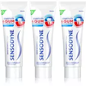 Sensodyne Sensitivity & Gum zobna pasta za občutljive zobe 3x75 ml