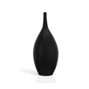 Črna keramična vaza, 47 cm