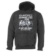 Hoodi moška Ramones - East Village Stone Wash - ROCK OFF - RASWHD68MC