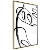 Poster - Painted Monstera Leaf 40x60