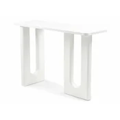 Miza Burleson 181 Bela, 81x40x120cm, MDF plošča, MDF plošča