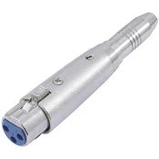 Omnitronic Omnitronic 30226550 XLR adapter [1x XLR vtičnica 3-polna - 1x klinken vtičnica 6.3 mm (mono)], (20428072)