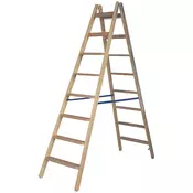 Krause Stabilo stepenicaste drvene merdevine 2x8 gazišta 818355