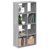 Pregrada / regal za knjige boja hrasta 69,5x29x137,5 cm drveni