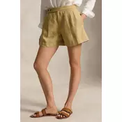 Polo Ralph Lauren kratke ženske lanene hlače