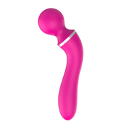 Lonely - Masažni aparat z izmenljivo glavo in vibrator za točko G (roza), ki ga je mogoče polniti