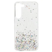 Onasi Silikonski ovitek z bleščicami SPARKLE za Samsung Galaxy S25 FE - prozoren