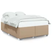 Okvir za krevet boja cappuccina 140x190 cm od umjetne kože