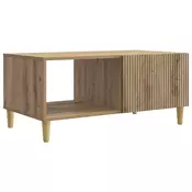 vidaXL Klubska miza Artisan hrast 90 x 50 x 40 cm Inženirski les