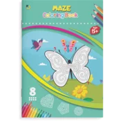 Bojanka B5 16 motiva br 8. Mozgalice lavirint - Na tragu +5