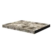 shumee Vzmetnica za pasjo posteljo XL 80x55x5 cm - pena, vodoodporna prevleka, vzorec Birch, Bertoni