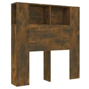 Vidaxl Vzglavna omarica dimljeni hrast 100x18,5x102,5 cm