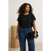Trendyol Curve Ženska bluza Tbbss26Af00082, Crna