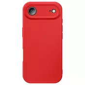 AVIZAR Ovitek za iPhone 17 Air, model Soft-Touch iz mehkega silikona proti drsenju, Rdeča, (5000189943)