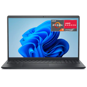 Dell - DC15255 - 15.6 2K Laptop - AMD Ryzen 7 7730U 2023 - 16GB Memory - 1TB Storage - Carbon Black