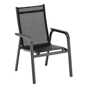 Kettler Basic Plus vrtna stolica, sklopiva, aluminijska, antracit
