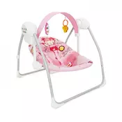 Muzička ležaljka za bebe Party roze