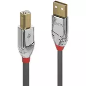 Lindy 5m USB 2.0 Type A to B Cable Cromo LY-36644