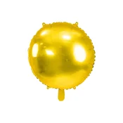 shumee Okrogel folijski balon, pastila, zlat, 59 cm