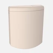 91 A04 04 0099: Splakovalnik SANIT BONITO DUO (6-9L) nizka montaža s kotnim ventilom, BAHAMA