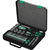 Wera 1x 8100 Zyklop set gedora, 1/4 i 1/2, metricki, 43 komada, 05160785001