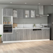 Ormaric za sudoper Lyon sivi Sonoma 80x46x81,5 cm Konstruirano drvo