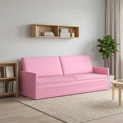 Vidaxl 3-sedna sofa Roza 220 x 81 x 82 cm Blago