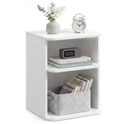 Songmics Nočna omarica Snapsemble 30x35x45 cm bela