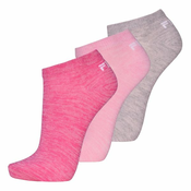 Carape za tenis Fila Invisible Plain Socks 3P - lady melange