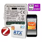shumee ZigBee TUYA BREZNAPETNIČNI relejni krmilnik + RF 12V/230V napajalnik