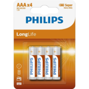 PHILIPS BATERIJA - AAA LONGLIFE BLISTER 4 KOS