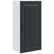 Vidaxl Omarica na steni PORTO Črna 50 x 31 x 100 cm Konstruiran les