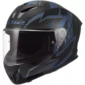 LS2 FF820 Rapid III Xtrem integralna motociklisticka kaciga mat crno-plavo-petrolej