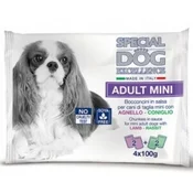 Special Dog Excellence Pakovanje Sosica Jagnjetina I Zecetina, Za Male Rase Adult, 4x100g