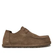 BIRKENSTOCK Čevlji na vezalke Utti LEVE, siva