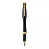 PARKER Nalivpero UrbanMuted Black Gold GT 1931593 (Crno/Zlatno) Crna/Zlatna, Tanki vrh (Fine), Plavo mastilo, 1 kom