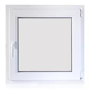 PVC kletno okno TP4000 belo 900 x 900 x 60 mm levo