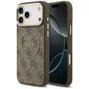Ovitek Guess Hardcase 4G Classic MagSafe za iPhone 17 Pro - brown