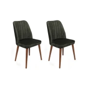 Hanah Home Set 2 trpezarijske stolice Orah