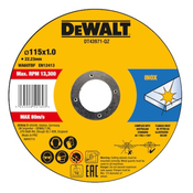 DeWalt DT43971 Rezni disk za inox 115x22.23mm ( DT43971 )