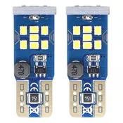 shumee LED žarnice CANBUS 21SMD UltraBright 2016 T10 W5W bela 12V 24V AMIO-02445