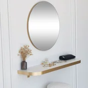 Hanah Home Ogledalo 60cm Zlatno