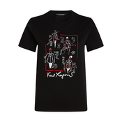 Karl Lagerfeld Majica rdeča/črna/bela