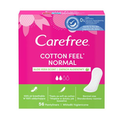 Carefree Cotton Feel Normal Aloe Vera ščitniki perila 56 kos za ženske