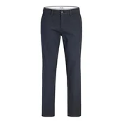 JACK & JONES Chino hlače JWHOLLIE ABEL temno modra