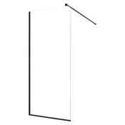 VEVOR Tuš panel fiksno steklo 864x1870x8 mm črna